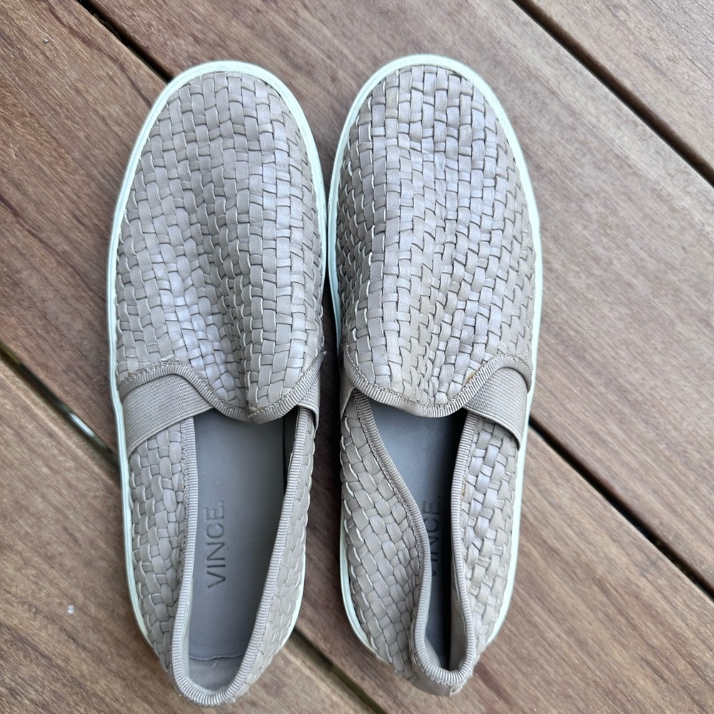 Vince Camuto Leather Slip Ons (Size 6.5)